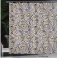 thumbnail image 3 of Ambesonne East Shower Curtain, Modern Autumn Festival Print, 69"Wx75"L, Lavender Blue, 3 of 4