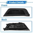 thumbnail image 5 of Front Right Fog Light Grill No.71103TLAA01 Front Lower Bumper Fog Light Cover Inserts for Honda CR-V LX 2017-2019 Black ABS 1 Pc, 5 of 6