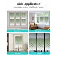 thumbnail image 6 of Window Privacy Film Sage Green White Stained Glass Window Film Decorative Sun Block Window Cover Modern Ombre Sports Game Ice Hockey Window Clings Static Adhesive Sticker for Bathroom 17.7"x78.7", 6 of 7