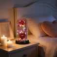 thumbnail image 6 of Heart Shaped Night Light With Preserved Glass Rose, Starry Sky Projection Romantic Gift For Valentine‘S Day And Birthdays, Bedside And Home Accent Lamp, 6 of 7