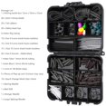 thumbnail image 3 of Carp Fishing Tackle Accessory with Black Fishing Tools Storage Box Weights Swivels Snaps Safety Clips Hooks Swivels Hair Rigs, 3 of 7