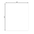 thumbnail image 2 of White 10x12 Uncut Art Mat Board - No Opening - 25 Mats, 2 of 7