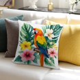 thumbnail image 7 of Tropical Palm Leaves with Parr Pillow Covers,Tropical Palm Leaves with Parr Throw Pillow Covers 24"×24" ,Living Room Sofa Couch Pillow Covers,Decorative Pillow Covers, 7 of 7