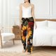 thumbnail image 4 of Balery Sunflower Floral Butterfly Pantalones de pijama para mujer, pijamas ultraligeros, pantalones de estar por casa-3X-Large, 4 of 6