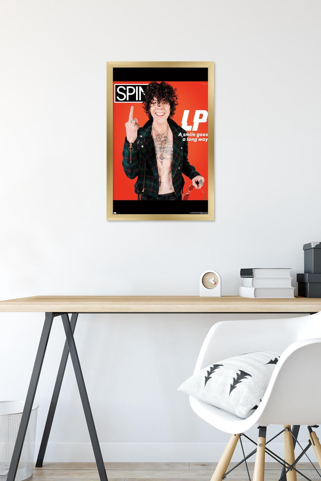 SPIN Magazine - LP 21 Wall Poster, 14.725" x 22.375" Framed