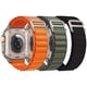thumbnail image 1 of Paquete de 3 compatible con Apple Watch Ultra de 42 mm, 44 mm, 45 mm y 49 mm, correa deportiva de nailon G-Haken con lazo de tela para iWatch Series 8/7/6/5/4/3/2/1/SE para hombre y mujer,, 1 of 5