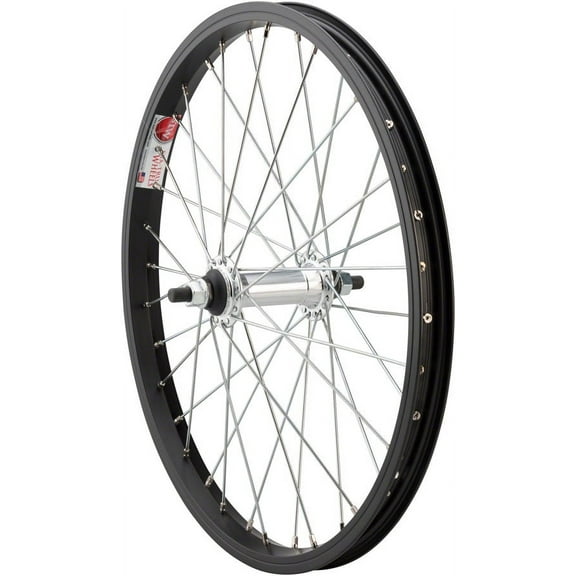 Sta-Tru Front Wheel 18 x 1.5 Solid Axle 36 Spokes Includes Axle Nuts Black Rim