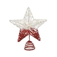thumbnail image 4 of Adorno para árbol de Navidad con degradado de color iluminado para uso en interiores. Rojo 20cm, 4 of 9