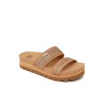 thumbnail image 2 of Sandalia REEF Cushion Vista Hi de rafia chocolate para mujer, 2 of 7