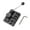 Black, variant on Jewelry Ring Bender Kit Metal Forming Pliers Rotating Handle 360° Mandrel Ring Making Tool Bending Die for Earrings Bracelets