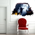 thumbnail image 3 of Wall Stickers,Sticker Mural Halloween Decal Decor Wall Floor Household Room Happy 3D Removable Home Decor Custom Stickers, 3 of 8