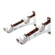 thumbnail image 3 of Soportes de barra de cortina pares de soportes de doble poste de cortina de aleación de aluminio Redwood para varilla de 28 mm de diámetro Fanmusic Soportes de barra de cortina doble, 3 of 7
