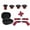 Red, variant on Xbox Elite Series 2 Core Controller Upgrade – Metal Thumbsticks, Paddles & D-Pad Kit with Magnetic Buttons (Black&Silver)
