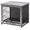 38.6"L x 25.6"W x 26.8"H, variant on 32.5" Crate Furniture, Indoor Cage Side End Table, L Pet Kennel for Large and Medium Dogs up to 45 lb with Multi-Purpose Removable Tray, Double-Door Pet House, Rustic Brown