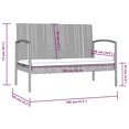 thumbnail image 4 of vidaXL 8 Piece Garden Lounge Set with Cushions Poly Rattan Black, 4 of 5