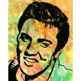 thumbnail image 2 of Dean Russo Collection 15x18 White Modern Wood Framed Museum Art Print Titled - Elvis 3, 2 of 4