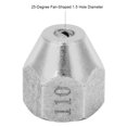 thumbnail image 1 of Nozzle Cleaning Pipe Nozzle 25-Degree Fan Type 304 Stainless Steel M14 Female Thread Replacement Kit, 1 of 8