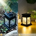 thumbnail image 3 of MEHOOM 4 Pack Outdoor Solar Lanterns Warm White, 40 LED Vintage Palace Hanging Decorative Garden Lights, Waterproof Solar Powered Lights for Patio, Yard, Balcony, Christmas Decorations Outdoor, 3 of 11