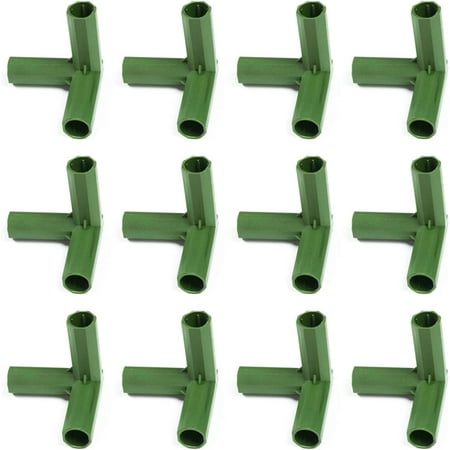 

FENGGreenhouse Connector Plant Stand Frame Building Connectors Pipe Fitting Plastic Straight Tee Gardening Tools (2)-240810