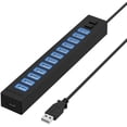 thumbnail image 2 of Concentrador SABRENT USB 2.0 de Alta Velocidad 13 Puertos Con Adaptador de Corriente, 2 of 2