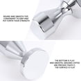 thumbnail image 5 of 51mm Stainless Steel Coffee Tamper Tool for Espresso Grounds, Handheld Pressed Powder Accessory, 5 of 6