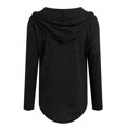 thumbnail image 7 of Godom Blouses for Women Dressy Casual Long Sleeve V Neck Shirts Fall Tunic Tops Loose Fit Hoodies for Womens, 7 of 7