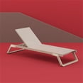 thumbnail image 6 of Compamia Tropic Sling Chaise Lounge Taupe Frame Taupe Sling, 6 of 8