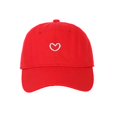 thumbnail image 1 of Trendy Heart Embroidered Baseball Cap for Daily Wear - Adjustable and Versatile Headgear for All Seasons, 1 of 4