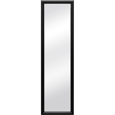 Mainstays 15x51 Over The Door Black Mirror Walmart Com