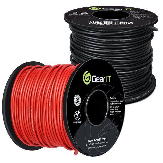 Cable eléctrico de calibre 16, rectificado, aluminio revestido de cobre