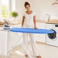 thumbnail image 4 of Funda Estándar para Tabla de Planchar de 47 X 15 Pulgadas, Repuesto con Borde Elástico Antideslizante para Lavandería Doméstica, Protector de Tela Resistente Al Calor para Un Planchado Sin Arrugas., 4 of 7