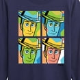 thumbnail image 3 of Toy Story - Woody Grid - Youth Boys Long Sleeve Graphic T-Shirt, 3 of 5