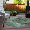 thumbnail image 6 of Addison Rugs Chantille Indoor/Outdoor Transitional Abstract Green Washable Round Rug, 8' x 8', 6 of 6