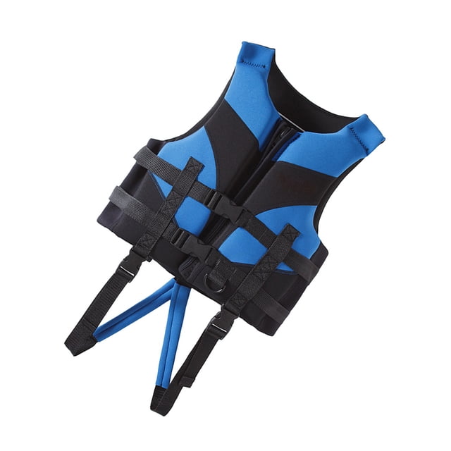 Niños Chalecos Salvavidas Inflables Ajustables Con Hebillas Suavidad Cremallera Suministros De Emergencia Accesorios De Canotaje Para Nadar Niñas Azul / L Yuarrent OD015602-01