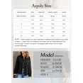thumbnail image 3 of Asyoly Womens Corduroy Shacket Jacket Button Down Long Sleeve Solid Color Casual Keep Warm Coats Outwear With Pockets, 3 of 7