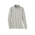 thumbnail image 6 of Turtle Bay New York Womens Long Sleeve Cotton Blend Mock Neck Top - An All-Season Essential, 6 of 6