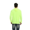 thumbnail image 3 of Zfeel Long Sleeve Work Hoodie for Men, Pullover Hi-Viz Neon Yellow Dry Fit Workwear, 3 Pack, 2XL, 3 of 6