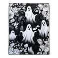 thumbnail image 2 of JuDWoC Halloween DIY Coloring Blanket Soft Flannel Fleece Blanket Gothic Ghost Blanket Colorable Halloween Throw Blanket for Couch Sofa Bed Decor 59.1*51.2in, 2 of 9
