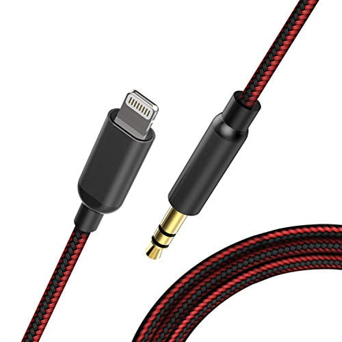 Car Aux Cable for iPhone X/Xs/Xr / 8/7 / 6 / Plus, 3.5mm Audio