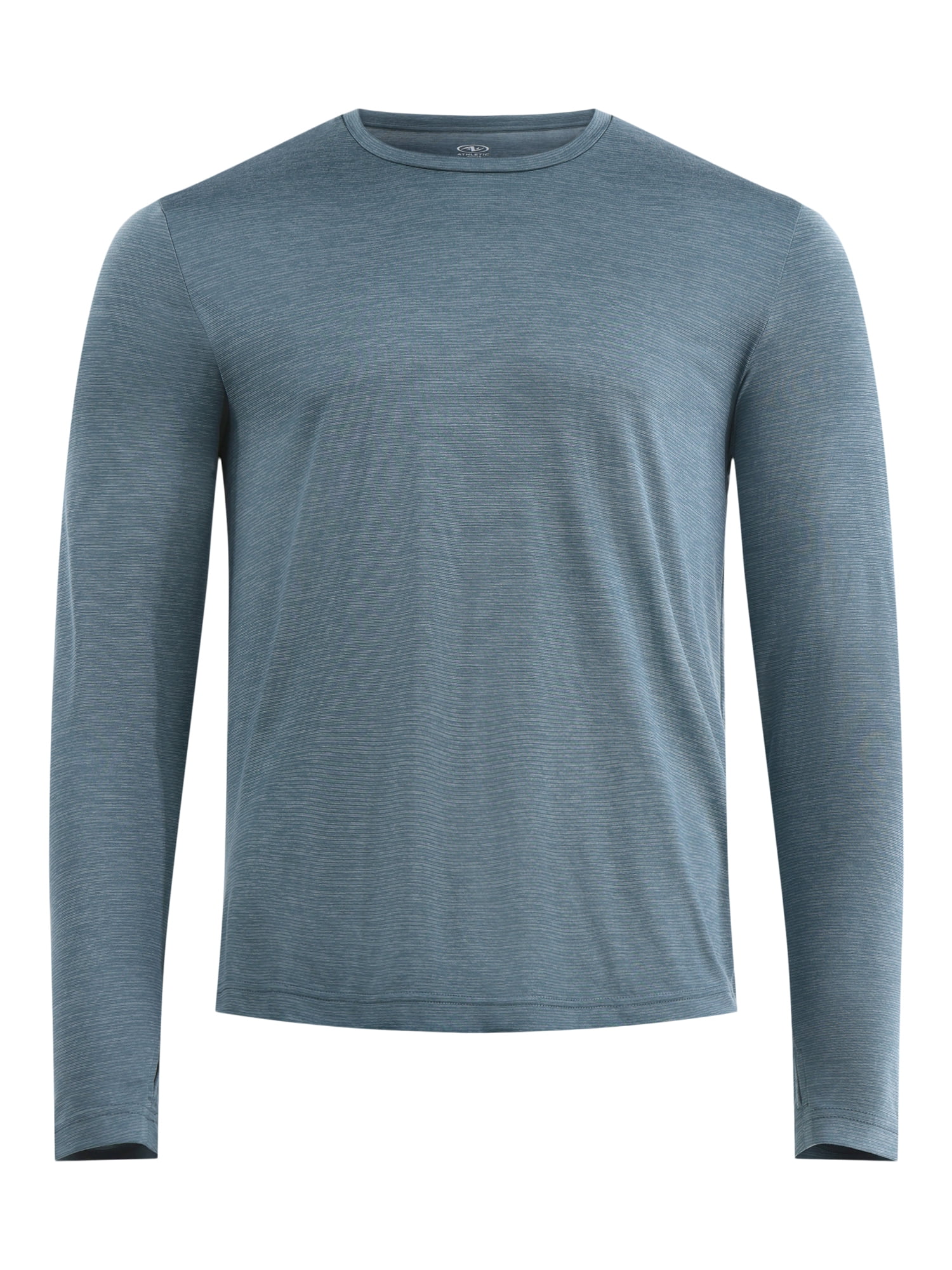 Athletic Works Men's Jersey Tee with Long Sleeves, Sizes XS-5XL