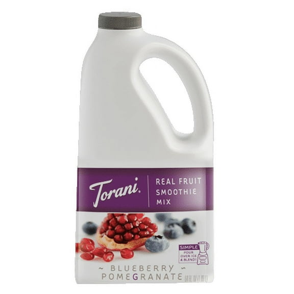 Torani Blueberry Pomegranate Real Fruit Smoothie Mix - Bottle (64 oz)