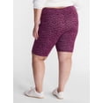 thumbnail image 3 of Terra & Sky Women’s Plus Bike Shorts with Pockets, 9” Inseam, Sizes 0X-5X, 3 of 5