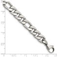 thumbnail image 3 of Stainless Steel Bracelet Chain Styles Figaro Men's 8.4 mm 8 in Chisel Polished 8.75, 3 of 3