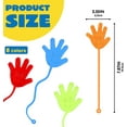 thumbnail image 2 of Large 24Pcs Glitter Sticky Hands Party Favors, Party Table Favors Set for Kids, Holiday Traditions, Classroom Treasure Box Carnival Prizes Bulk Pinata Stuff Toys, 2 of 7