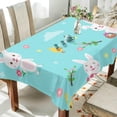 thumbnail image 6 of Coolnut Easter Bunny Egg Chick Rectangle Tablecloth Spill-Proof Polyester Table Cloth Table Cover for Kitchen Dining Picnic Holiday Party Decoration,60"x108", 6 of 7