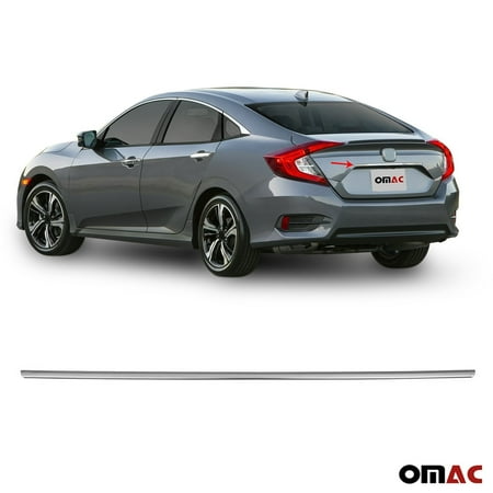 Chrome Trunk Tailgate Grab Handle Trim Cover Stainless For Honda Civic