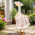 thumbnail image 5 of Aurorax Valentine's Day Porch Goose Outfits 23" Holiday,Goose Clothes for Cement Goose Porch Goose 17/19 inch,Lady Skirt and Hat All the Season 23" Porch Goose Clothing Accessories, 5 of 6