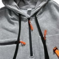 thumbnail image 7 of Tactical Hoodies for Men Quater Zip Up Pullover Fashion Cord Military Cargo Sweatshirts Athletic Hooded Workout Tops, 7 of 7