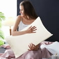 thumbnail image 4 of EDHITNR Pillow Cases Pack of 2 Envelope Closure Soft Brushed Microfiber, 20x39 Inches Shrinkage Fade Resistant Pillow Covers for Bedroom, Machine Washable, 4 of 6