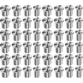 thumbnail image 1 of ZOUSSIQI 48Pcs Dowel Centers, Dowel Pin Center Drilling Hole Tool, Carbon Steel Dowel and Tenon Center Transfer Plug Plug Point Precise Woodworking Doweling Centering Positioning Pin for CA919-64996, 1 of 7